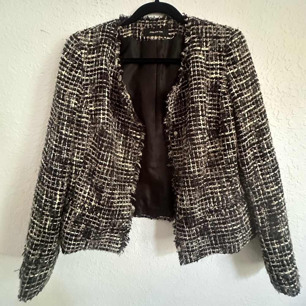 Jones New York Tweed Blazer Size 4